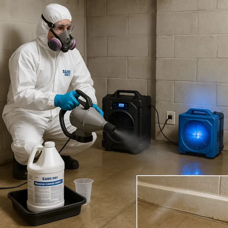 Sanitization and Odor Removal process in Twinsburg, OH